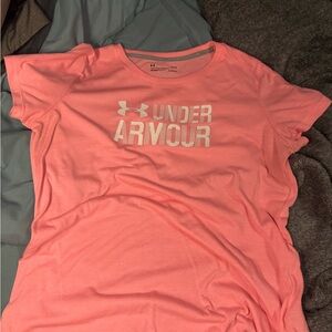 Under Armour Coral Tee with Logo